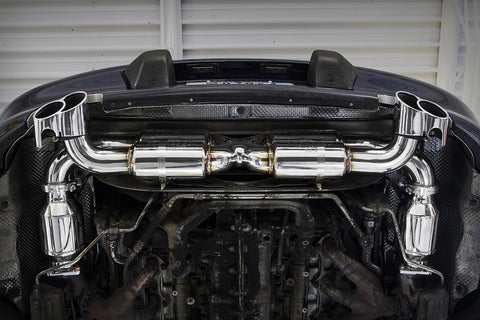 Fabspeed Porsche 996 GT2 70mm Supersport X- Pipe Exhaust System (2001-2005)