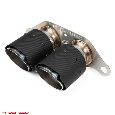 Fabspeed Porsche 997 GT3 / GT3 RS Deluxe Dual Style Tips