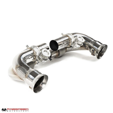 Fabspeed Porsche 997 GT3 / GT3 RS Side Muffler Bypass Pipes