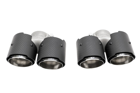 Fabspeed Porsche 997.2 Carrera Deluxe Quad-Style Tips (2009-2012)