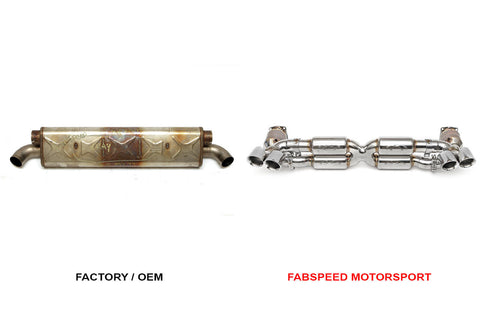 Fabspeed Porsche 997.2 Turbo / Turbo S Supersport X-Pipe Exhaust System (2010-2012)